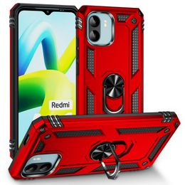 Phone Cases For Xiaomi MI 13 12T 11T POCO M4 Redmi Note 12 11 A1 10C Pro 5G Ring Armor Stand Kickstand Shockproof PC Case