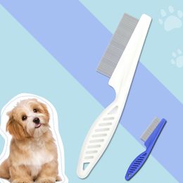 Other Dog Supplies Pet fine tooth comb Pet cat dogs single side needle combs 2 specifications