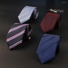 Bow Ties Fashion Brand Necktie Groom Gentleman Wedding Birthday Party Gifts For Men Striped Silk Gravatas Slim Tie