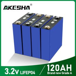 3.2V Brand New Grade A 120Ah LiFePO4 Battery Packs 12V 24V 48V 96V For Solar Panels Energy Storage EV RV Boat Golf Cart..