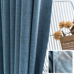 Curtain Blackout Curtains For The Bedroom Window Treatment Solid Stripe Drapes Thermal Insulated Living Room Custom Made