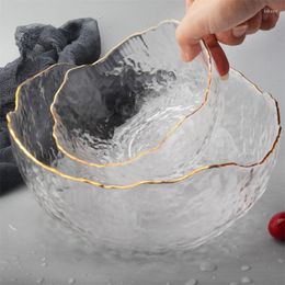 Bowls Creative Glass Salad Bowl Tableware Fruit Vegetables Irregular Shape Phnom Penh Dinner Kitchen Dinnerware