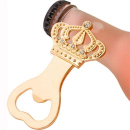 Gold Crown Bottle Openers with Gift Box Wedding Favors for Baby Shower Birthday Party Decorations RRA954