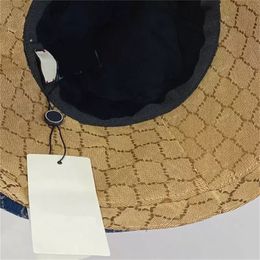 Hundred Bucket Hat Designers Hats Solid Colour Letter Design Atmosphere Fashion Leisure Sunshade Cap Temperament Versati S
