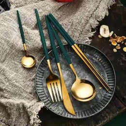 Dinnerware Sets Household Steak Knife And Fork Set Nordic Ins Western Tableware Spoon Chopsticks