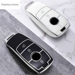 New TPU Car Remote Key Case Cover Shell Fob For Mercedes Benz A C E S G Class GLC CLE CLA GLB GLS W177 W205 W213 W222 X167 AMG