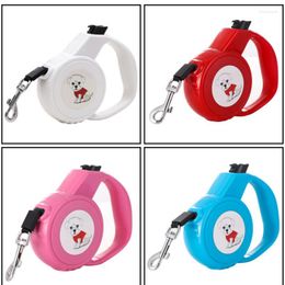 Dog Collars 2023 Automatic Retractable Pet Traction Rope Small And Medium-sizedDog Tractor 3m Outdoor WalkingTraction Belt