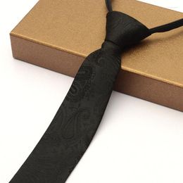 Bow Ties High Quality Men Tie 5CM Skinny Narrow Fashion Causal Wedding Dress Neckties Print Soild Colour Black Cravate Business