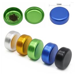 Storage Bottles 1 Pcs 55mm Mini Tin Metal Box Small Iron Pot Sealed For Coffee Tea Candy Accessiories Container