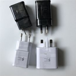 100PC /lot Adaptive Fast Charging USB Wall Quick Charger Full 5V 2A Adapter US EU Plug For Samsung Galaxy S20 S10 S9 S8 S6