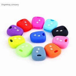 Silicone Key Car Case Protector Keys Cover For Peugeot 107 206 207 307 For Citroen C1 C2 C3 C4 Zarra For Toyota Aygo Accessories