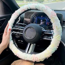 Steering Wheel Covers Cover Sweat Absorption Interior Protector 38cm Car For Vehicle Accessories