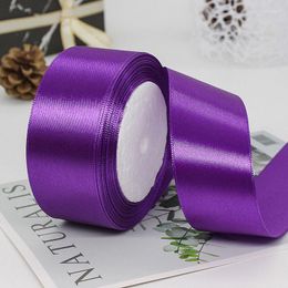 Party Decoration DIY Satin Ribbon Roll For Wedding Birthday Flower Cake Gift Decorate TUE88