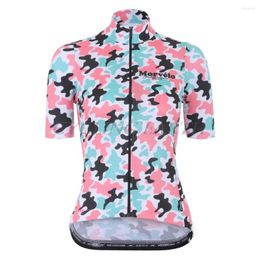 Racing Jackets Styles Morvelo Women Shirt Cycling Jerseys Sport Bike Short Sleeve Quick-dry Maillot Ropa Ciclismo 2023 Tops