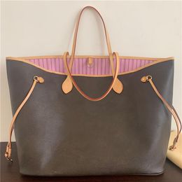 bag handbags Famous Classic women Genuine Leather Ladies Handbag Large Capacity Shoulder Clutch Wallet Ms MM 32cm254M