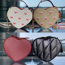 New Designers Shoulder Bags Handbags Fashion women Luxury coabag Wallet Famous Brands handbag woman bags Crossbody bag leather chain Love heart shape 221110