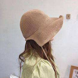 Berets 2023 Korean Hat Bucket Summer Woman Designer Luxury Fishing Hats Panama Women's Men's