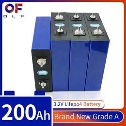 Rechargeable Golf Cart Battery Lifepo4 200Ah 3.2V Lithium Iron Phosphate Battery Pack Diy 12V 24V 48V Solar Energy Storage Cell