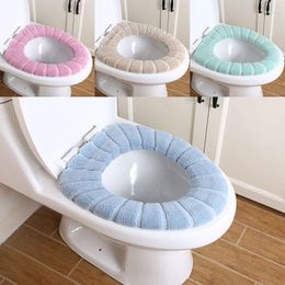 Toilet Seat Covers 1pc Universal Cover Mat Warm Soft Washable For Home Decor Closestool Case Lid Accessories