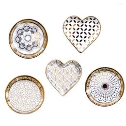 Plates Small Ceramic Tableware Home Dining Dish Pasta Dishes Dessert Po Props Cute Plate Set Kitchen Accessorie