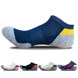 Men's Socks Men Fashion Low Cut Sports Cotton Compression Running Professional Basketball Cycling Ankle Cool Sport