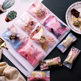Geschenkverpackung Schneeflocken knuspriger Nougat Plastiktüte Erdnuss Süßigkeiten Verpackung handgefertigt Bäckerei Dekoration Party Vorräte