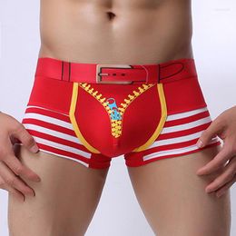 Underpants Classic Sexy Plaid Mens Boxer Shorts Underwear Men Swimwear U Convex Pouch Boxers Homme Panties