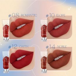 Lip Gloss 1pcs Velvet Matte Lipstick Ripe Tomatoes Red Long Lasting Waterproof Glaze Sexy Liquid Korean Cosmetics Makeup