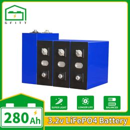 3.2V 280Ah Lifepo4 Battery 1/4/16/32PCS 12V 24V Motorcycle Car motor batteries modification LFP Cell Solar Energy System Boat