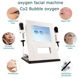Professional 3 In 1 Skin Rejuvenation Multi-Polar Rf Bio Ultrasound Water Jet Co2 Bubble Hydra Oxygen Facial Machine Brightening Face Lift Moisturising Skin
