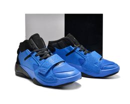Мужская обувь Ni Air Jrodan Zion 2 Pf Zion 2 Generation Combat Baskatball High Side Air Cushion Blue/Black
