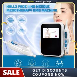 2 in 1 EMS mesotherapy Needleless Beauty Device Hello Face II Professional No Needle Facial Machine LED Beauty Care Equipment