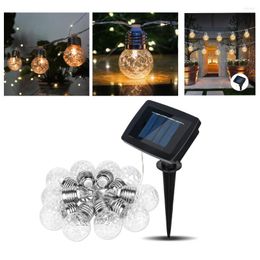 Strings Type 10 LED Solar Light With 3.8M Pineapple Garland String Outdoor Christmas Garden Decoration