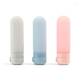 Storage Bottles Leak Proof Squeezable Silicone Tubes Refillable Travel For Shampoo 50ml Size Containers