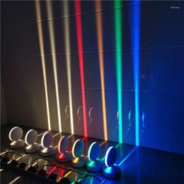 Wall Lamp LED Window Sill Light Colourful Remote Corridor 360 Degree Ray Door Frame Line Lamps For El Aisle Bar Family