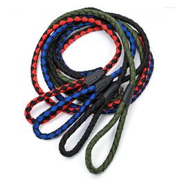 Dog Collars Nylon Training Leashes Pet Supplies Walking Harness Collar Leader Rope For Dogs Cat Braided Traction