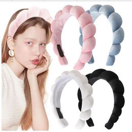 Plush Headband Hair Bread Curl Hoop Headdress Women Girl Wash Face Makeup Headgear Party Casual Gift Hairjewelry GC1870