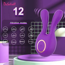 Beauty Items Double Head Rabbit Vibrator Clitoral Stimulator G-Spot Tongue Licking Sucking Massager sexy Toy For Women Vibrating Nipples Clamp