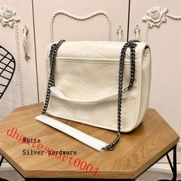 Whole fashion handbags Women Luxurys Designers Shoulder Bags Retro Distressed fashionable leather tote Crossbody Bag Chain tot198A