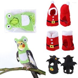 Other Bird Supplies Funny Festival Parrot Coat Winter Warm Clothes For Parakeets Cockatiel Cockatoo Halloween Christmas Birds Costume