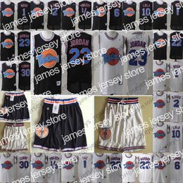 College Basketball Wears Space Jam Films Jersey Tune Squad Michael TAZ Tweety Bugs Bunny Daffy Duck Lola Bunny Bill Murray Movie Basketball Curry James Black White