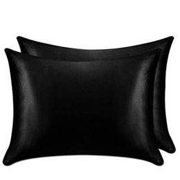 Luxury Imitation silk Pillow Case Envelope Pillowcase Ice Silks Pillowslip Pillow Cover RRC851