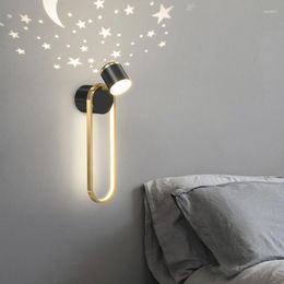 Wall Lamps Nordic Modern LED Lamp Personality Creative Design With Mounted For Bedroom Living Room Study Indoor Romm Fixture