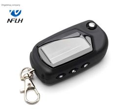 NFLH A91 Remote Control Case With Key Uncut Blade Suit Starline A91 A61 B9 B6 Two Way Car Alarm Folding Car Flip Remote