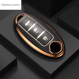 TPU Car Remote Key Case Cover Shell For Nissan Qashqai X-Trail T31 T32 Juke J10 J11 Tiida Altima Pathfinder Kicks For Infiniti