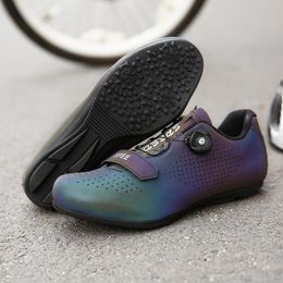 Cycling Footwear Shoes Men Outdoor Non-Lock Biking Sneakers Professional Rubber Sole Sapatilha Ciclismo Racing Road Bike Bicycle