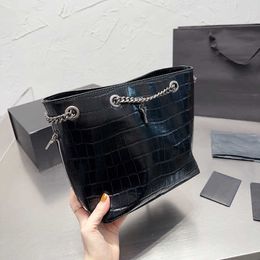 bucket bags designer bags women leather shoulder bag Fashion Chain Black Crossbody Purses lager luxurys handbags 230104