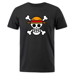 Men's T-Shirts One Piece Luffy Men T Shirt Casual TShirt Homme O Neck tee shirts Man T-Shirt Cotton Boys Clothes Anime 2021 Summer Tops Tees T230103