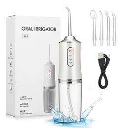 Oral Irrigators Other Hygiene Jets 3 Mode USB Rechargeable Water Flosser Portable Dental Jet proof Teeth Cleaner 221215