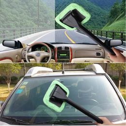 Car Window Brush Windshield Cleaner Kit Durable Cleaning Tool Set Windshield Cleaner Wipe Tool Long Handle Scrubdaddy Tape